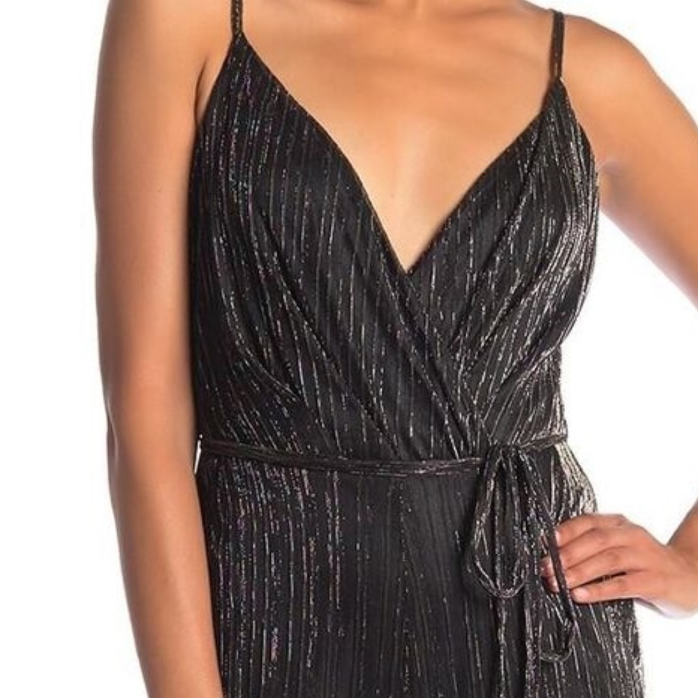 Laundry by Shelli Segal Rainbow Metallic Jumpsuit - Picture 4 of 8